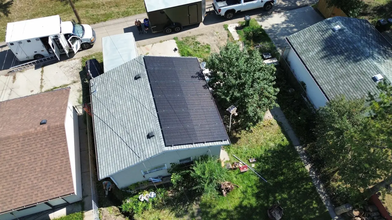Solar installation in Beaumont